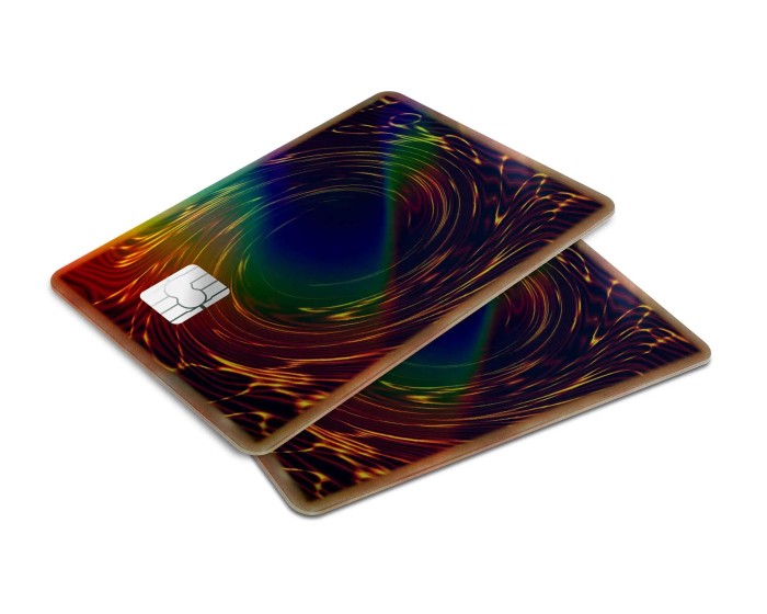 Miếng dán thẻ tín dụng anime với thanh toán NFC không tiếp xúc - nhãn dán vinyl đầy màu sắc trên thẻ thanh toán