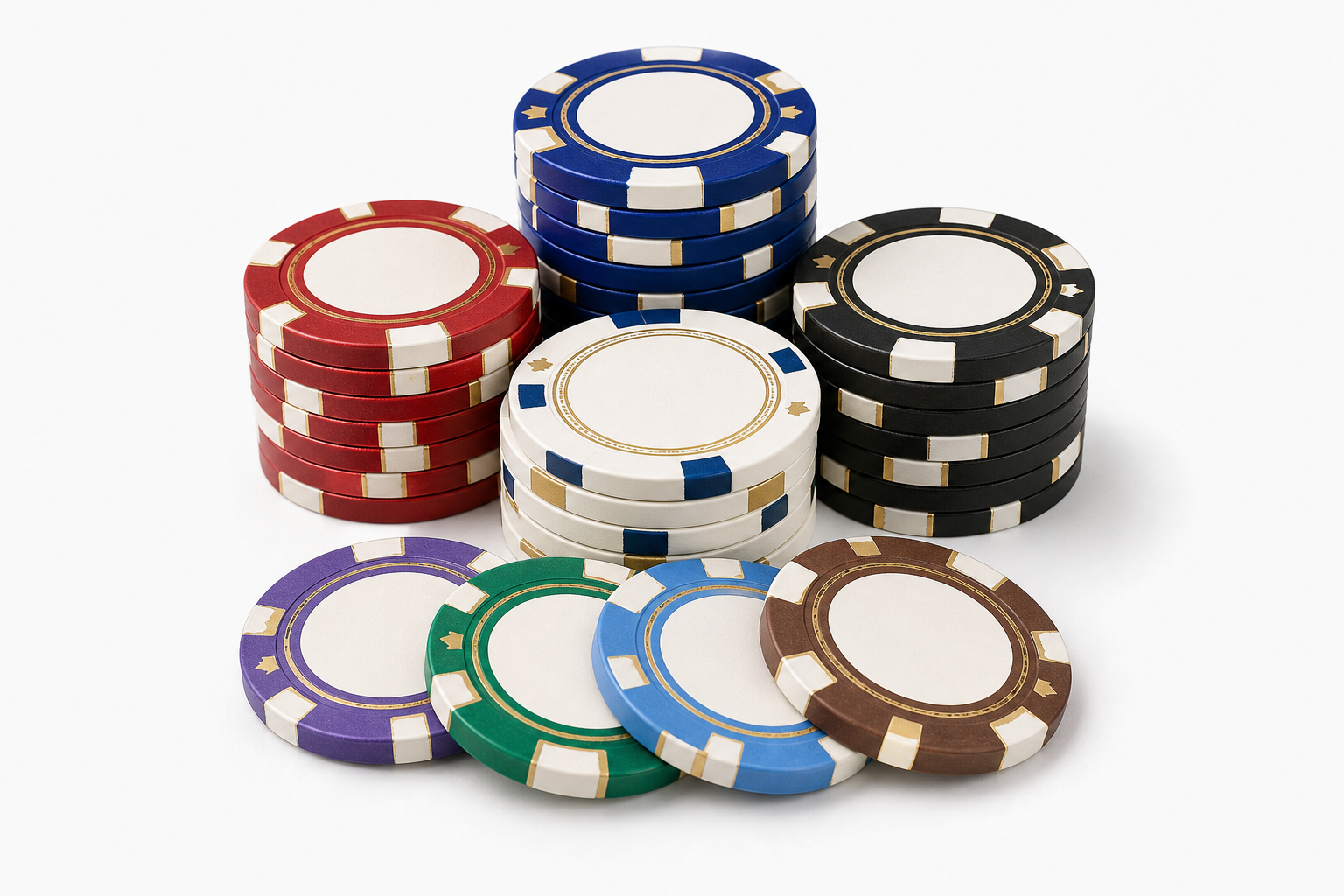 Hình mẫu sản phẩm chip poker tùy chỉnh