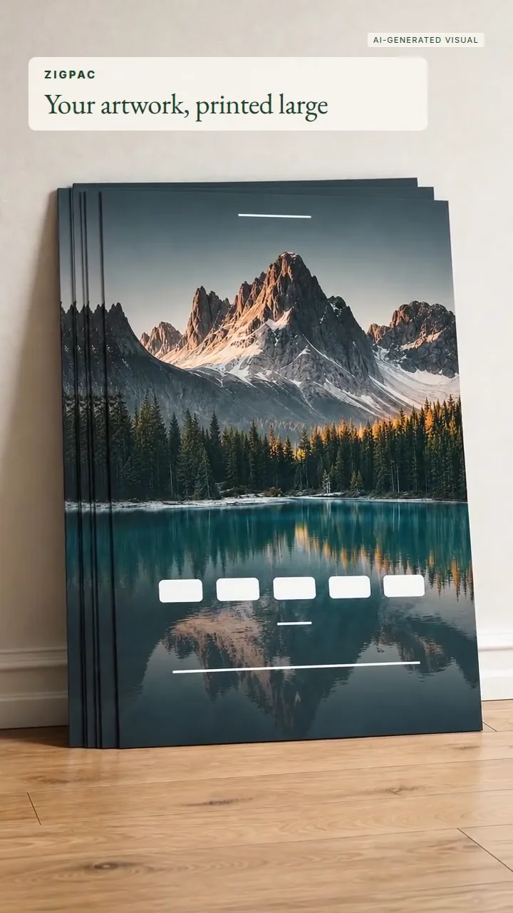 In poster theo yêu cầu cho bán lẻ, sự kiện và trưng bày thương hiệu: Video ngắn