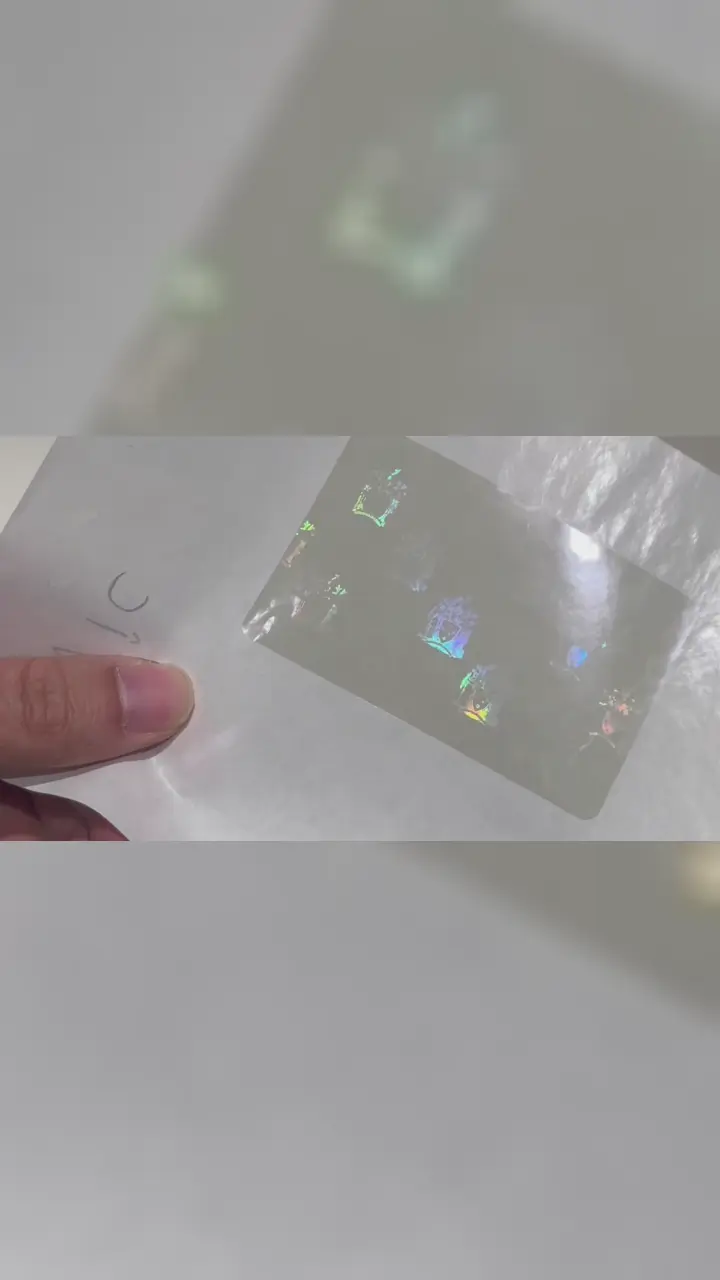 Victoria lớp phủ hologram trong suốt cho giấy phép lái xe | VIC màng hologram bảo mật cho thẻ ID: Video ngắn