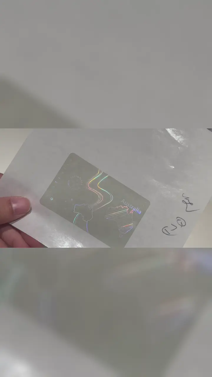 Queensland lớp phủ hologram trong suốt cho giấy phép lái xe | QLD màng hologram bảo mật cho thẻ ID: Video ngắn